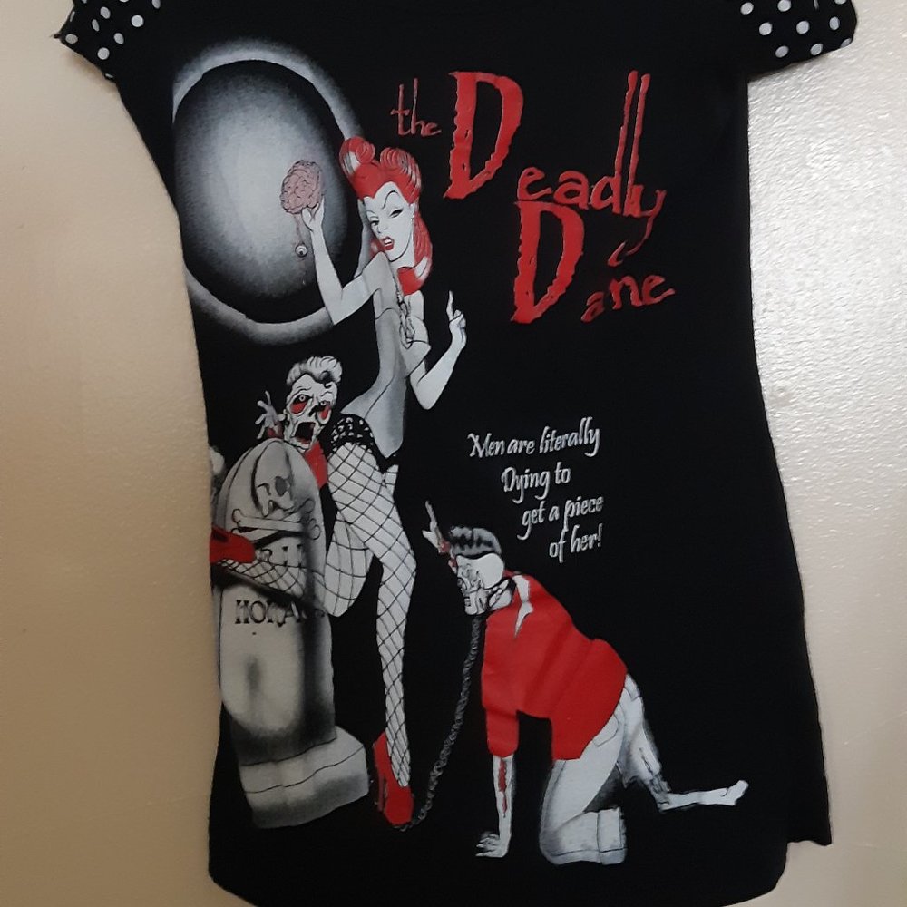 Rare rockabilly zombie shirt